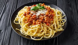 Spaghetti Viande De Boeuf Ou Viande Hachée