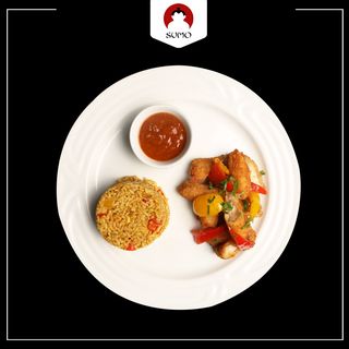 Poisson Frit et Poivrons