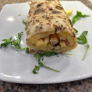 Rotolò wriustel e patate. Banco 