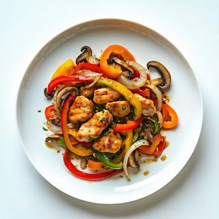 Picioruse de pui de balta pe placa incinsa