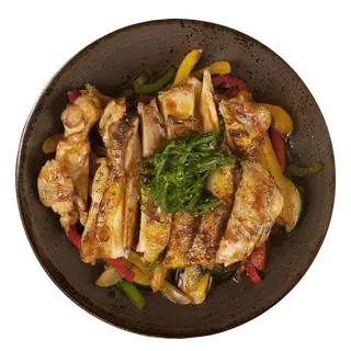 Pollo al estilo japonés