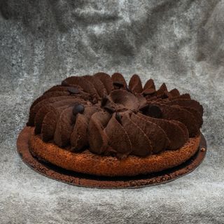 Rosa con trufa y pepitas de chocolate