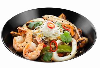 Локшина скляна з морепродуктами (350г)