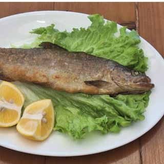 კალმახი შემწვარი