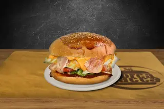 Pollo super bacon cheese