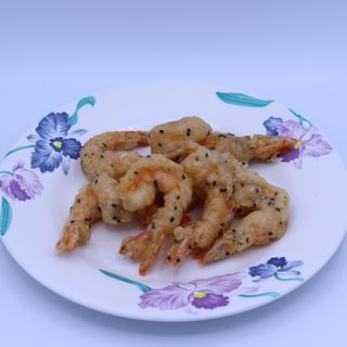 49. Gambas con sésamo
