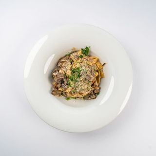 Tagliatelle z podgrzybkami