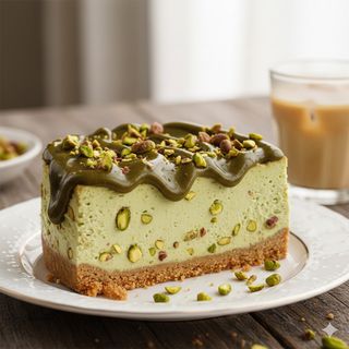 Cheesecake al pistacchio