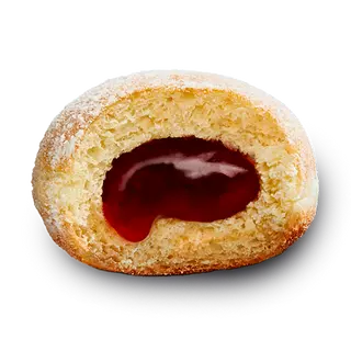 Берлінер з ягідною начинкою