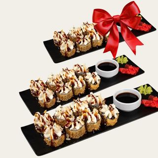 Унаги темпура+Унаги темпура+Салмон темпура в подарок