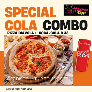 Diavola + Coca-Cola 0.33 can