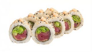 G Каліфорнія з тунцем в кунжуті рол (0.22)