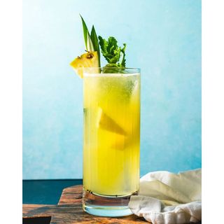 Fresh Pineapple Mint Juice
