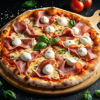 Pizza medie Prosciutto e Philadelphia