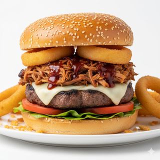 Burger Texas Con Bacon Y Queso