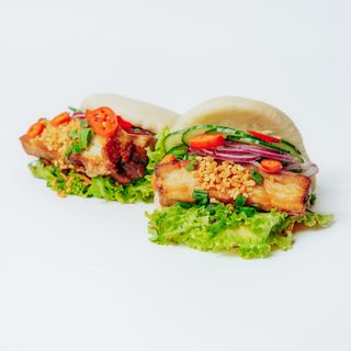 Bao boczek teriyaki