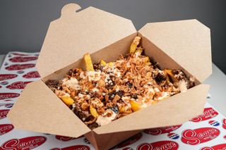 The beefy chipotle loaded fries