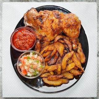 Alloco avec du poulet