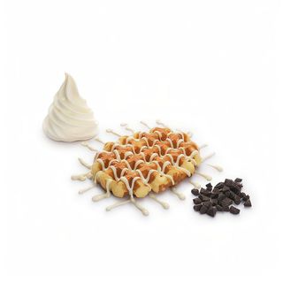 Gofre Con Chocolate Blanco 