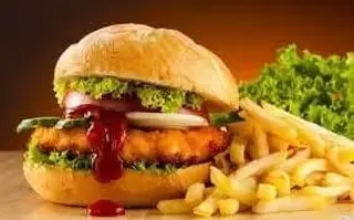 1 Burger, Chips and A 350ml PET Soda