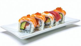 L 1 Rainbow roll - 8 pezzi
