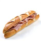 Bocadillo flauta lomo