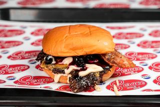 The smashberry burger