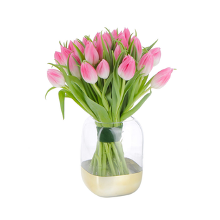 mazzo di 20 tulipani rosa 