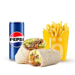 Комбо меню Шаурма мікс курочка-яловичина