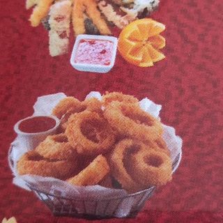 53 Anelli di cipolla fritti 