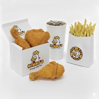 Pollo fritto - 3 pezzi menu