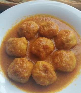 12 Plato De Albóndigas Choco Y Gambas (7 Uds.)