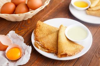 Блины со сгущенкой (1 пор.)