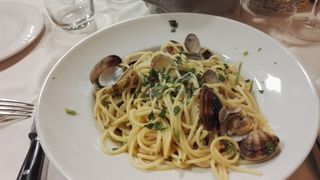 Spaghetti alle vongole veraci e bottarga