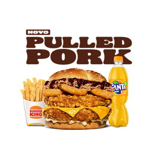 Menu Pulled Pork & Onion Double Crispy