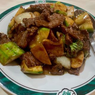 Ternera con salsa de ostras 