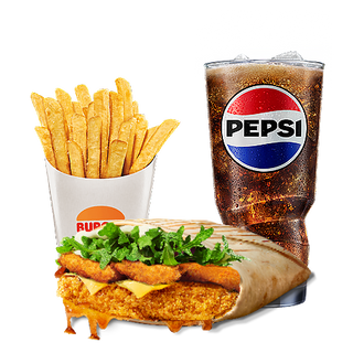 Chick'n Crunch Teriyaki Wrap Meal