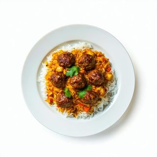 Kofta chawal