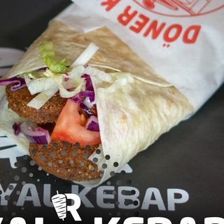 Piadina falafel vegetariana