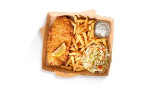 Zestaw obiadowy z dorszem czarnym