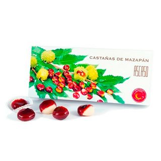 Castañas de mazapán caja (12 uds.)