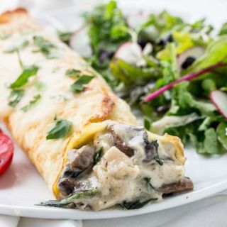 Crêpes Poulet Champignons