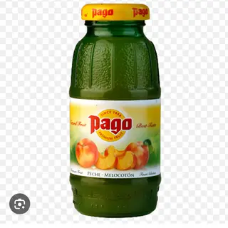Zumo pago melocotón 