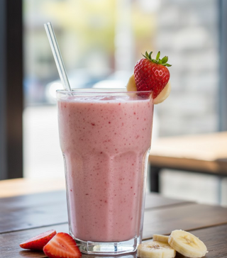 Smoothie de Banana y fresa (400 ml.)