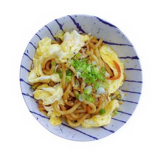 Udon De Huevos Y Verduras蔬菜乌冬