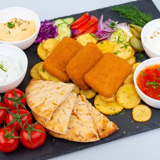 Cascaval Pane Farfurie