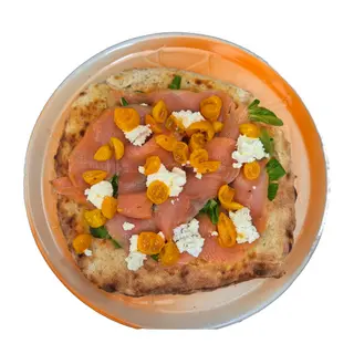 Pizza gourmet norvegese