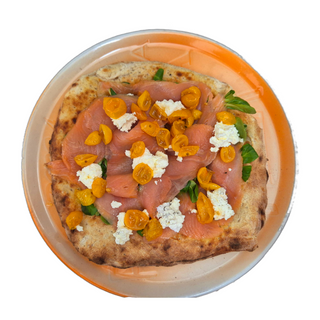 Pizza gourmet norvegese