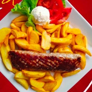 Njeguški steak sa pomfritom 400 gr