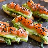  ბრუსკეტა ორაგულით